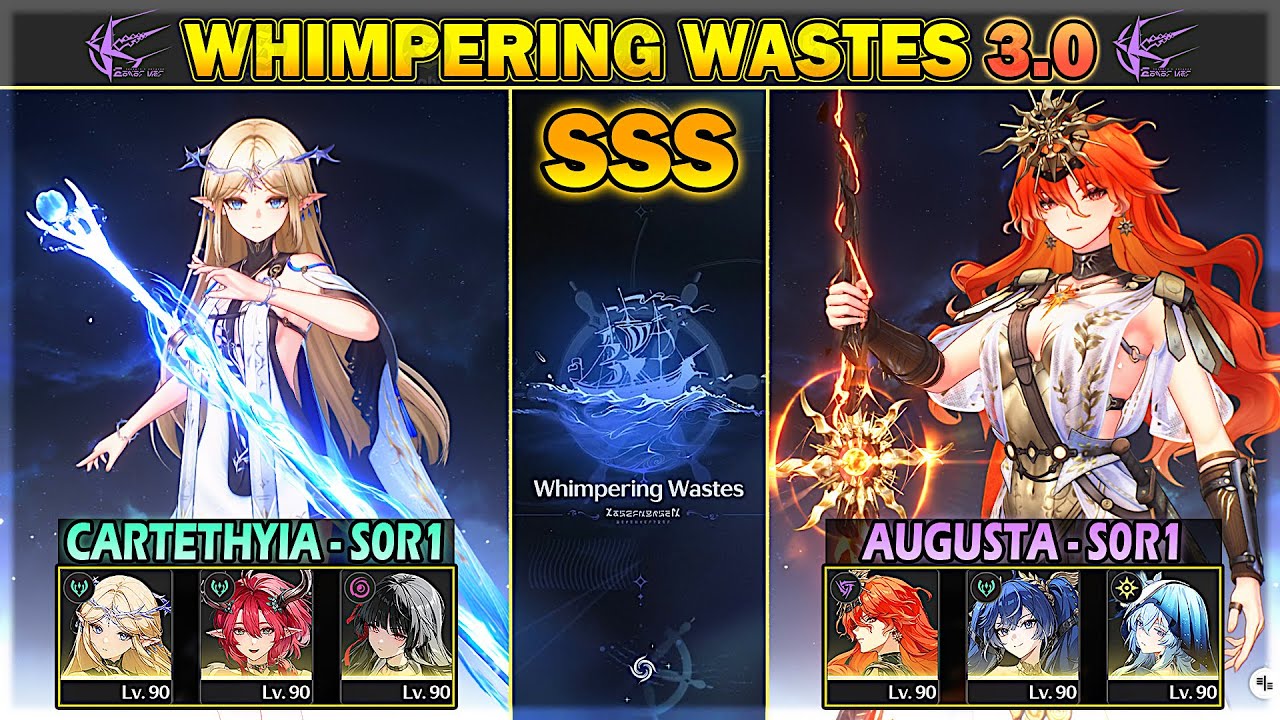[NEW WhiWa] S0R1 Cartethyia & S0R1 Augusta - SSS Whimpering Wastes 3.0 Infinite | Wuthering Waves