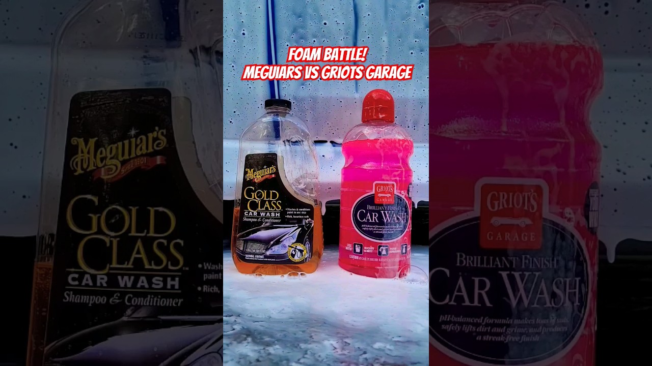 Foam Battle! Meguiars Gold Class vs Griots Garage 🧼