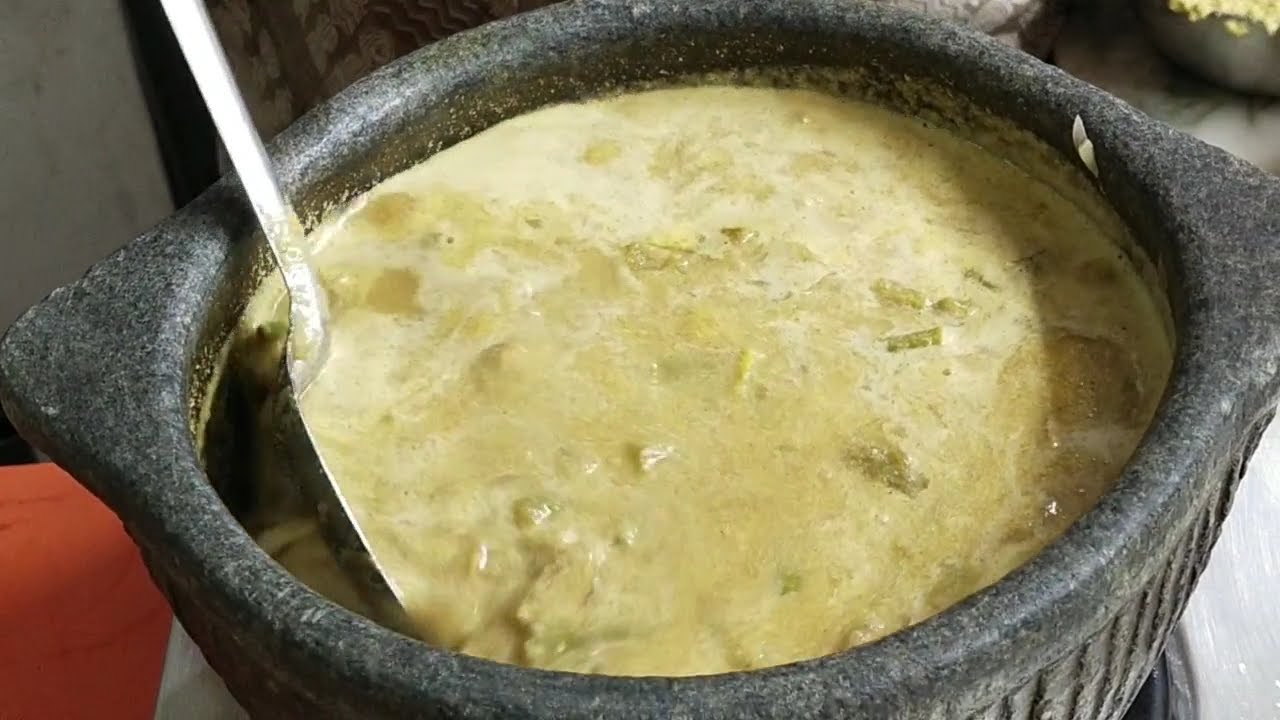 പച്ചത്തീയൽ : വയസ്സായവർക്കും കൂടി കഴിക്കാവുന്ന സോഫ്റ്റ് തീയൽ