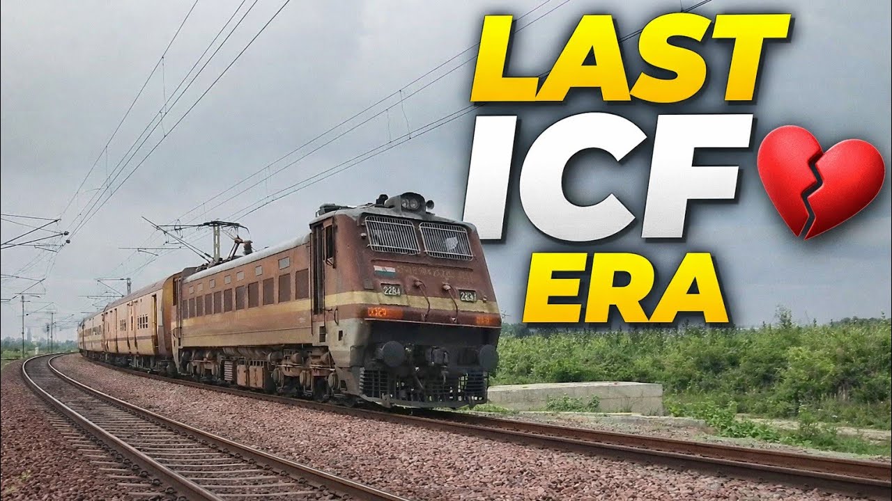 END of an ERA 😢 | Last ICF Trains of New Delhi–Ambala Line 🚆 | WAP4 • WDP4B • WAG9