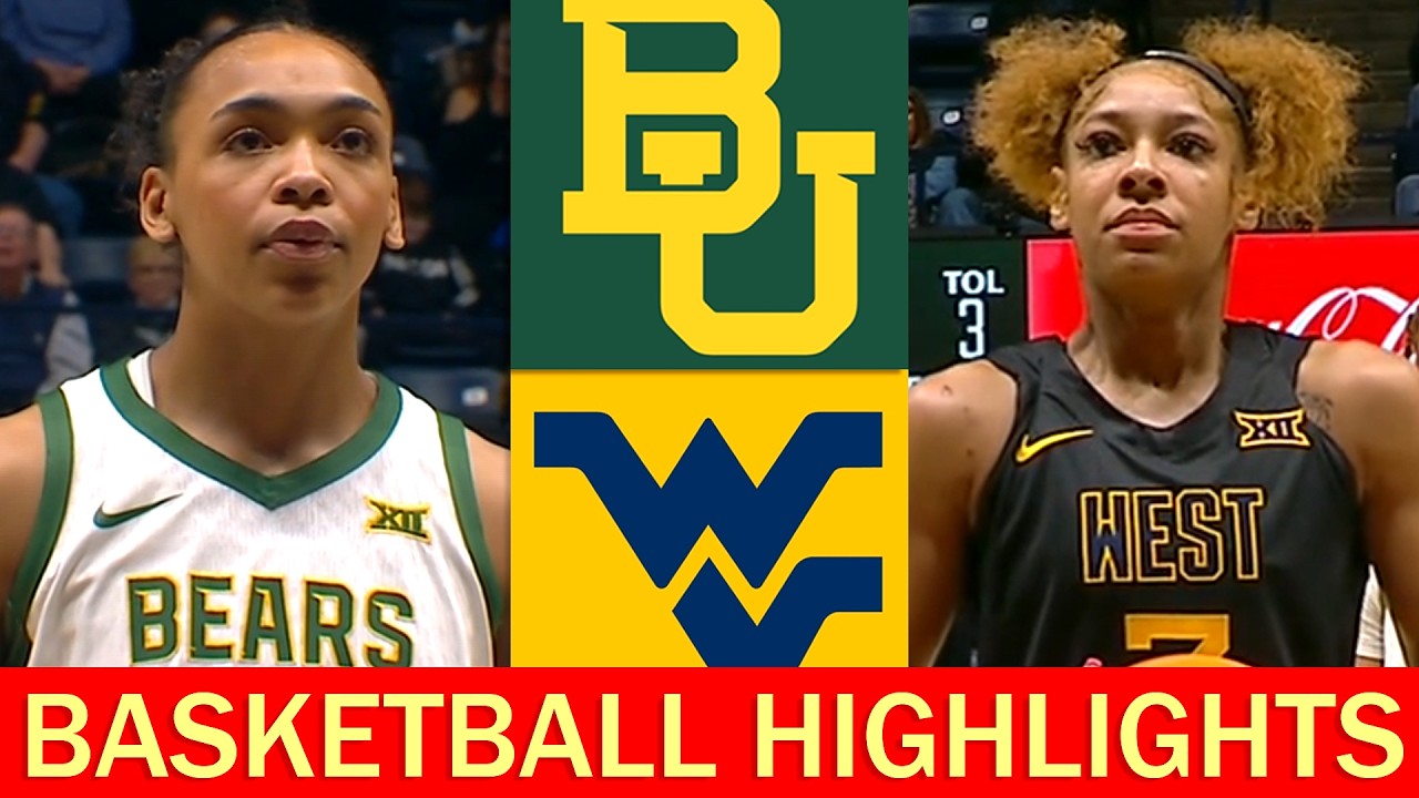 Матч студенческого баскетбола между командами #14 Baylor и #22 West Virginia: лучшие моменты игры...