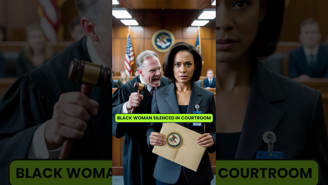 Black Woman Silently Destroys Racist Judge in Packed Courtroom