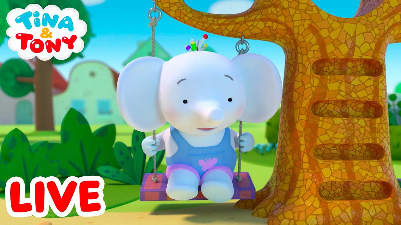 🔴 EN DIRECT ! Jour de congé avec Tina et Tony | dessins animés amusants pour les enfants