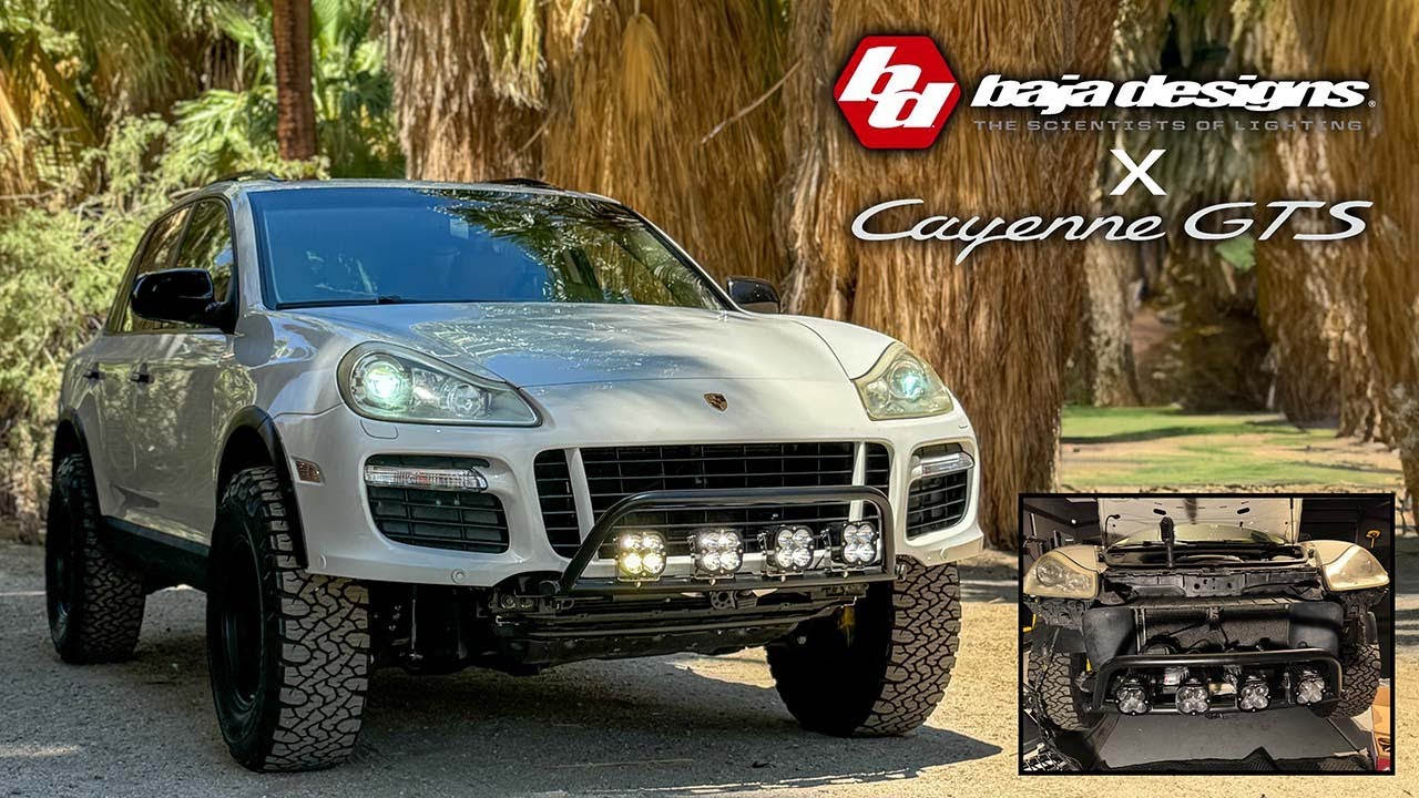 Installing Baja Designs Lights on my Porsche Cayenne GTS