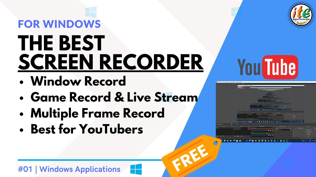 Best and Free Screen Recorder For YouTube | IndianTechnoEra