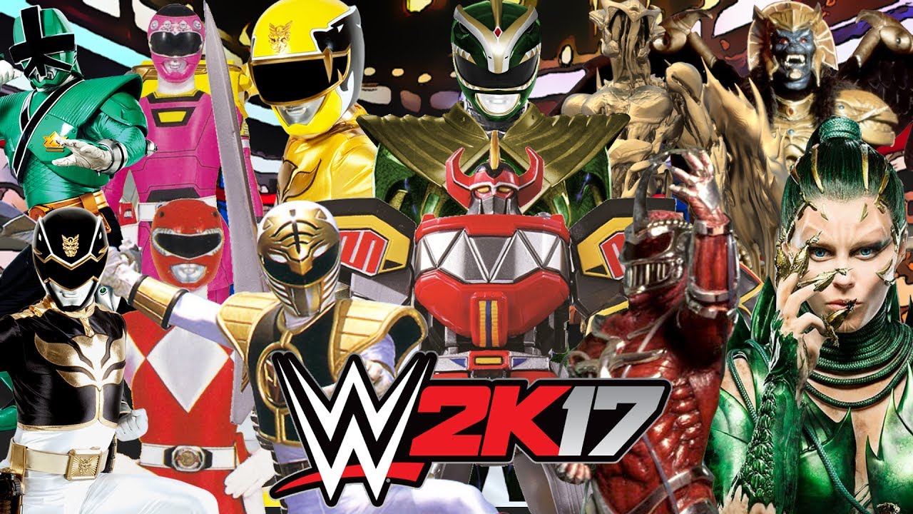 POWER RANGERS | Royal Rumble WWE 2K17