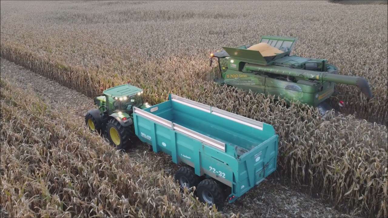 r&eacute;coltes ma&iuml;s 2021🌽/ JOHN DEERE S700