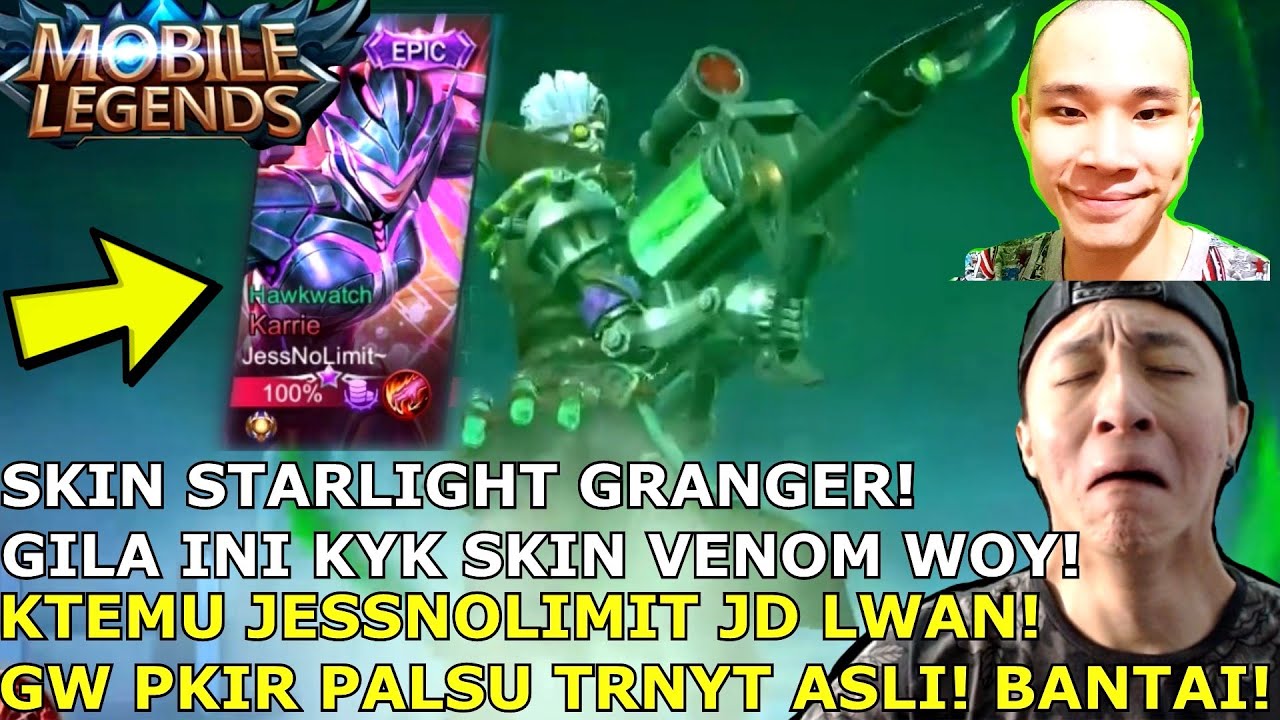 REVIEW SKIN STARLIGHT GRANGER MALAH JDI DUEL SENGIT VS JESSNOLIMIT KARRIE ! BANTAI!