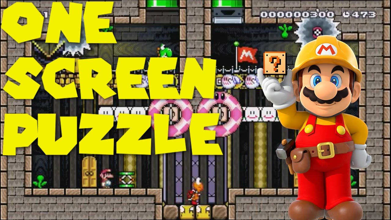 Mario Maker | One Screen Puzzle | Mo Yoshi Mo Problems