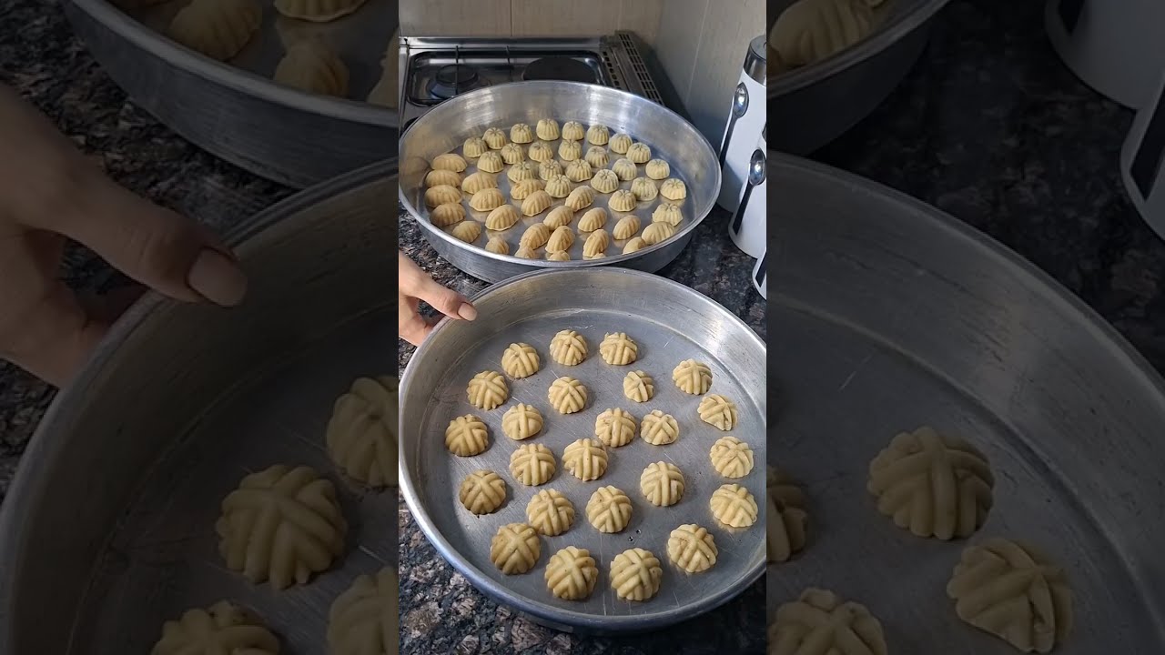 معمول العيد الهش بأسهل و أطيب طريقة #العيد #معمول #رمضان_كريم #food #sweets #ياليلة العيد