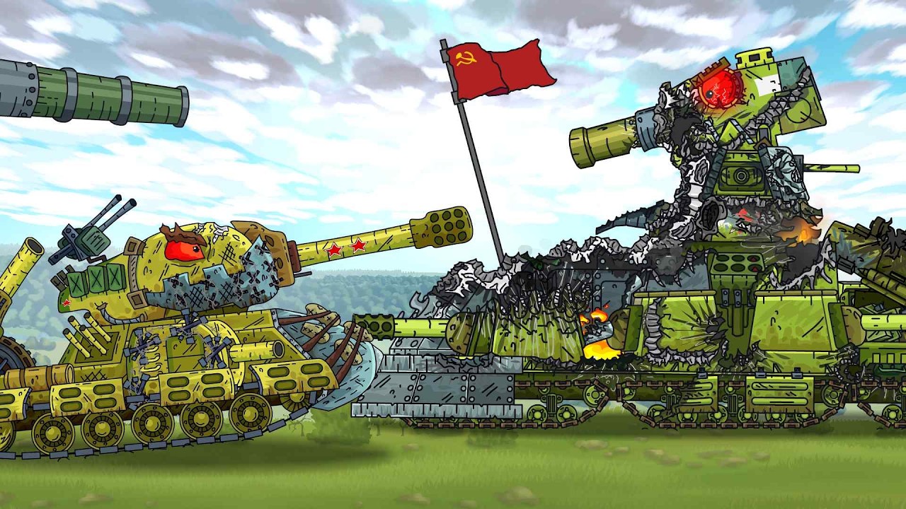 Это наш КВ-44! Подмога Советского монстра