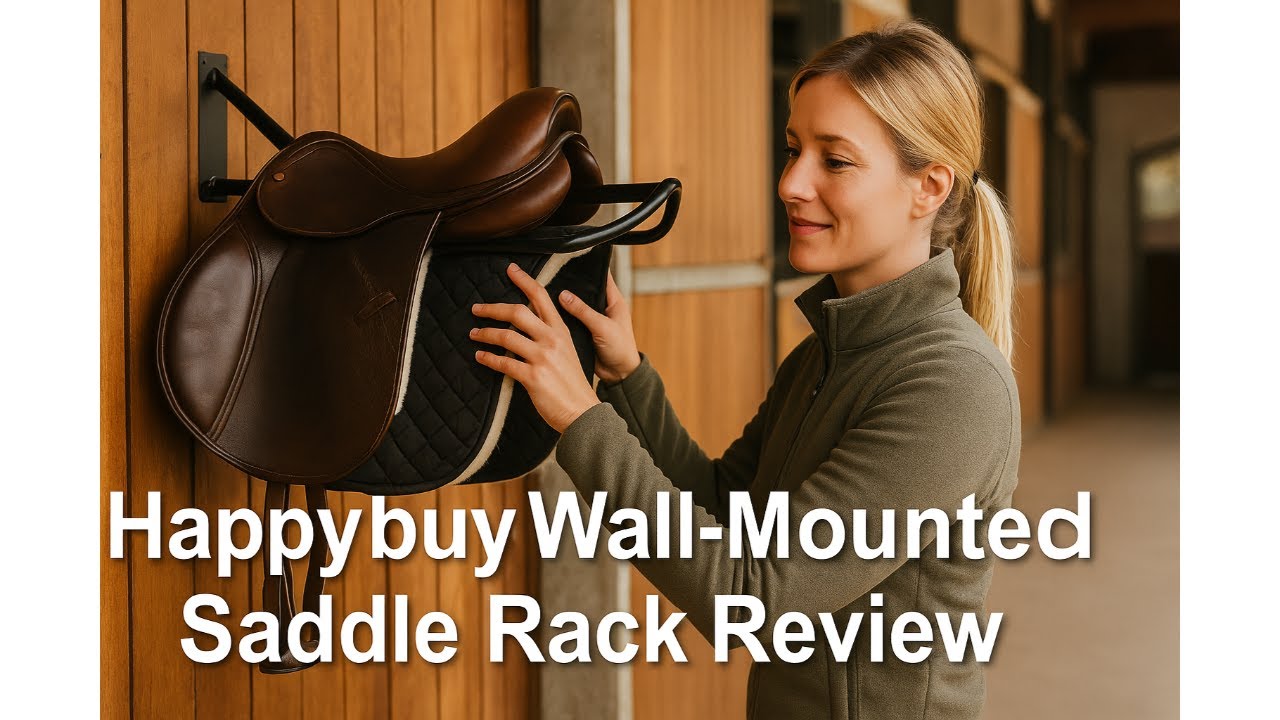 🐎 Happybuy Wall-Mounted Saddle Rack Review 🐎