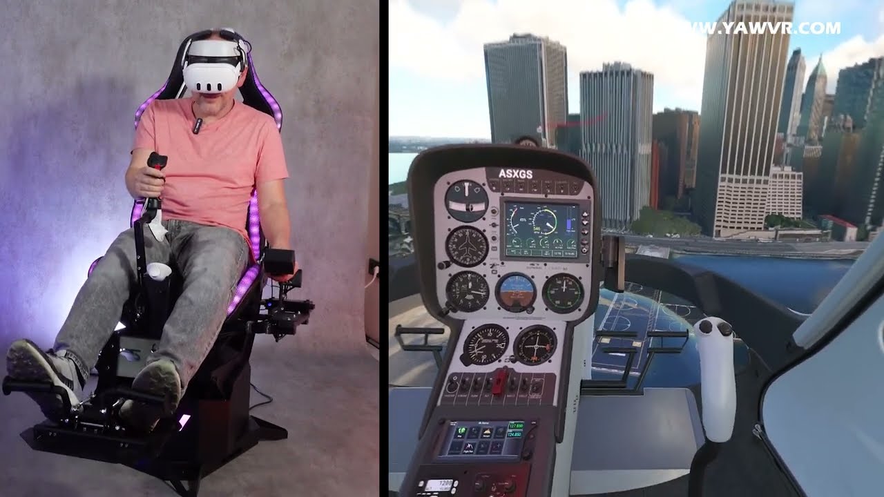 Yaw3 - Helicopter setup and Microsoft Flight Simulator 2020 gameplay