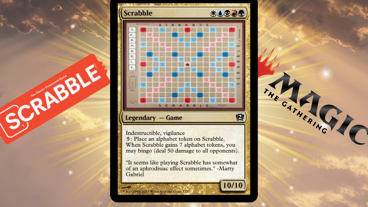 Scrabble vs. Magic: the Gathering