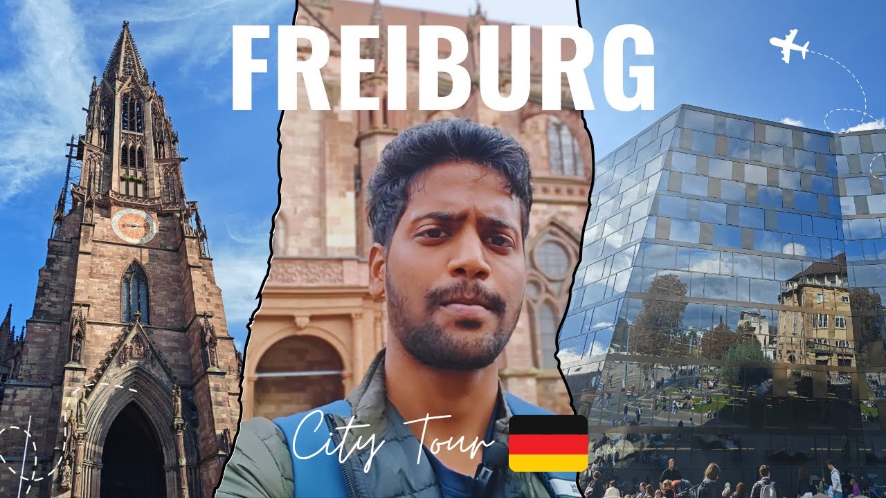 My First City Tour in Germany! 🇩🇪 | Life in Freiburg as an International Student | Sanzooh