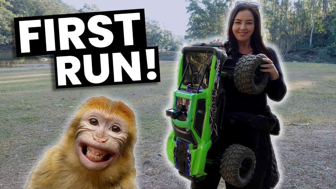 TRAXXAS XMAXX - First Run & Initial Thoughts (MONKEY STOLE MY PROTEIN BAR!) - TheRcKiwis