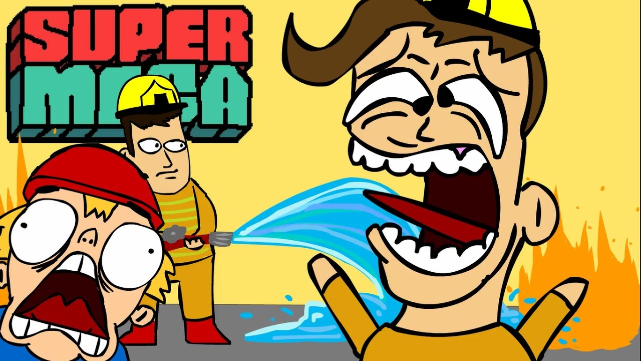 SuperMega Animated - Funny Firefighter Men