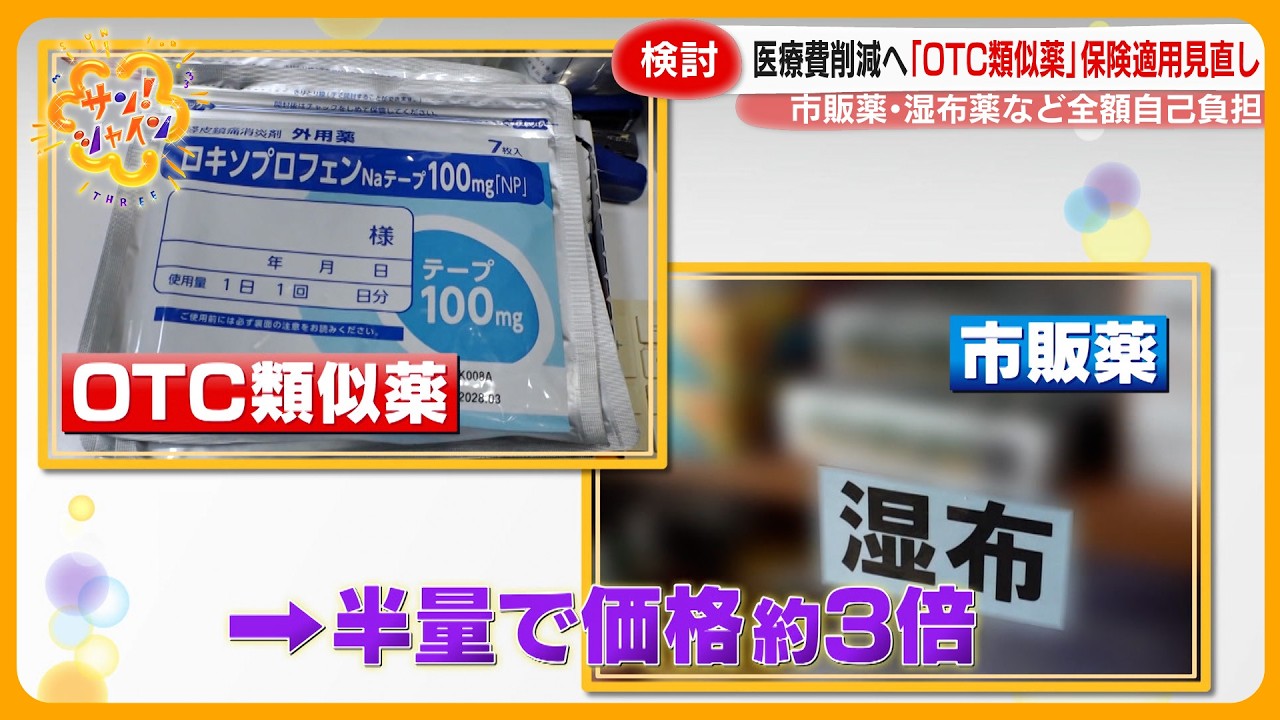 【増加】医療費48兆円４年連続で過去最大に…医療費削減へ｢OTC類似薬｣保険適用見直し検討も シリーズ｢どうなるニッポンの医療｣【サン！シャインニュース】