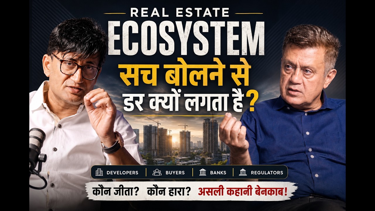 Indian Real Estate Bubble? A Veteran Exposes 11 Crore Flats & 90% Home Loans Eps-14 Ft: #pankajpal