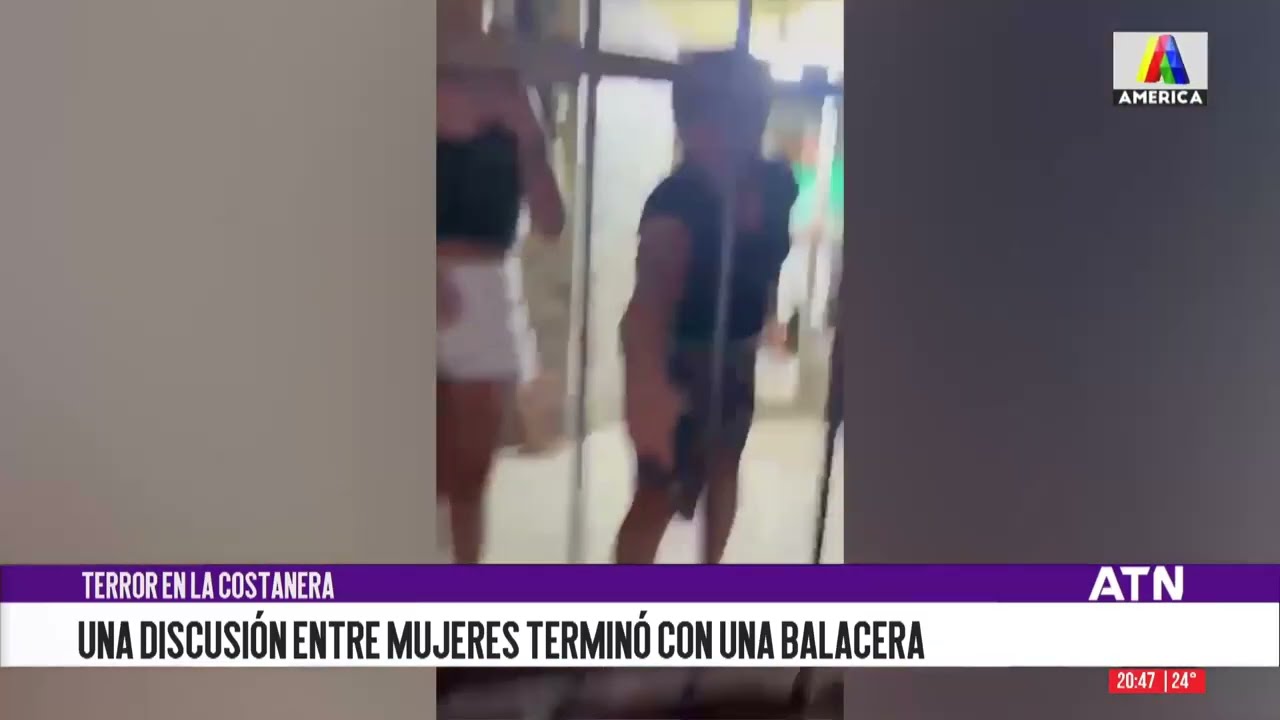 Terror en la Costanera: una discusión entre mujeres terminó en una balacera