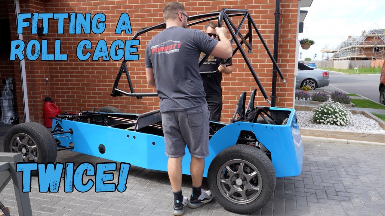 Fitting The Roll Cage To Our Kit Car