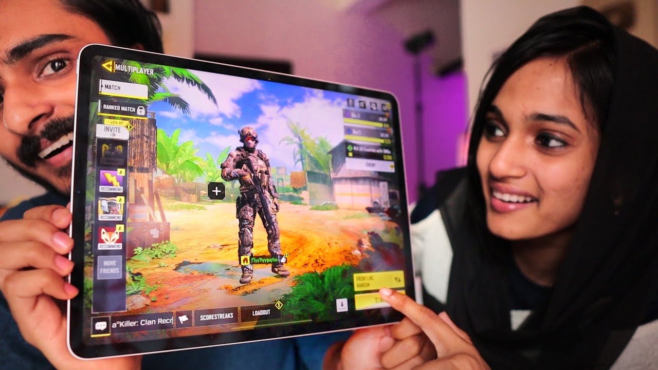 APPLE IPAD PRO GAMING 🤩FREE FIRE🔥PESS🔥PUBG MOBILE l UNBOXINGDUDE l