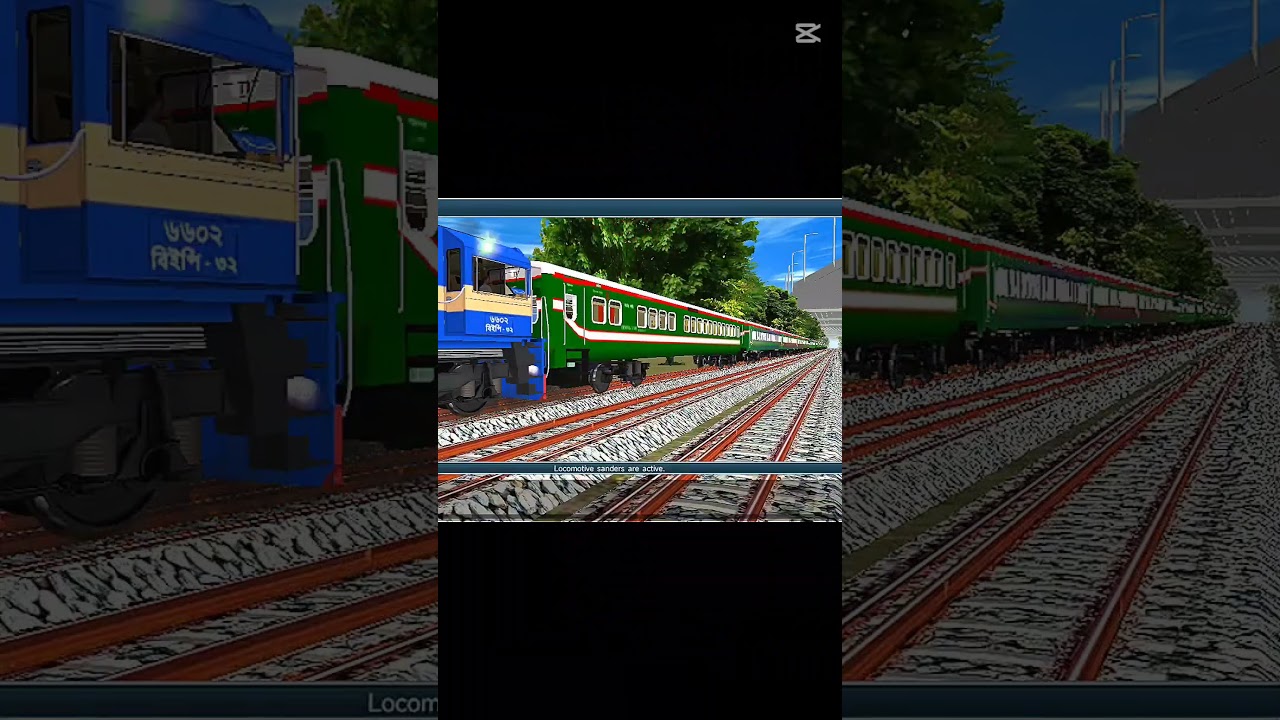 Bangladeshi train #bangladesh #trainandrailyardsimulatornewupdate #railway #video #nature