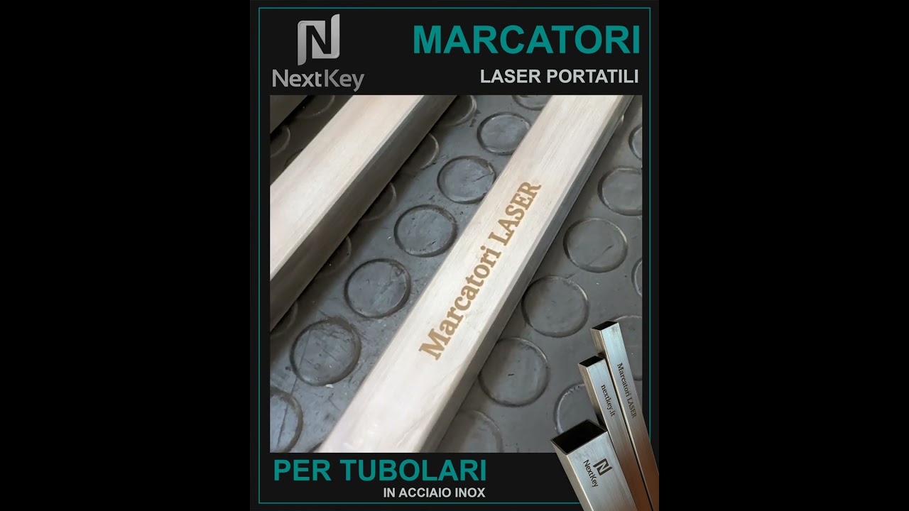 Marcatori laser portatili per tubolari acciaio inox #marcaturalaser