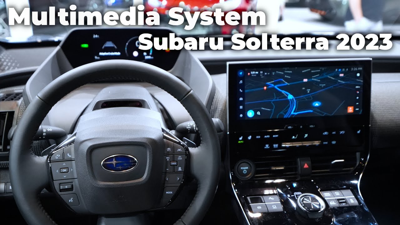 New Subaru Solterra 2023 Multimedia System