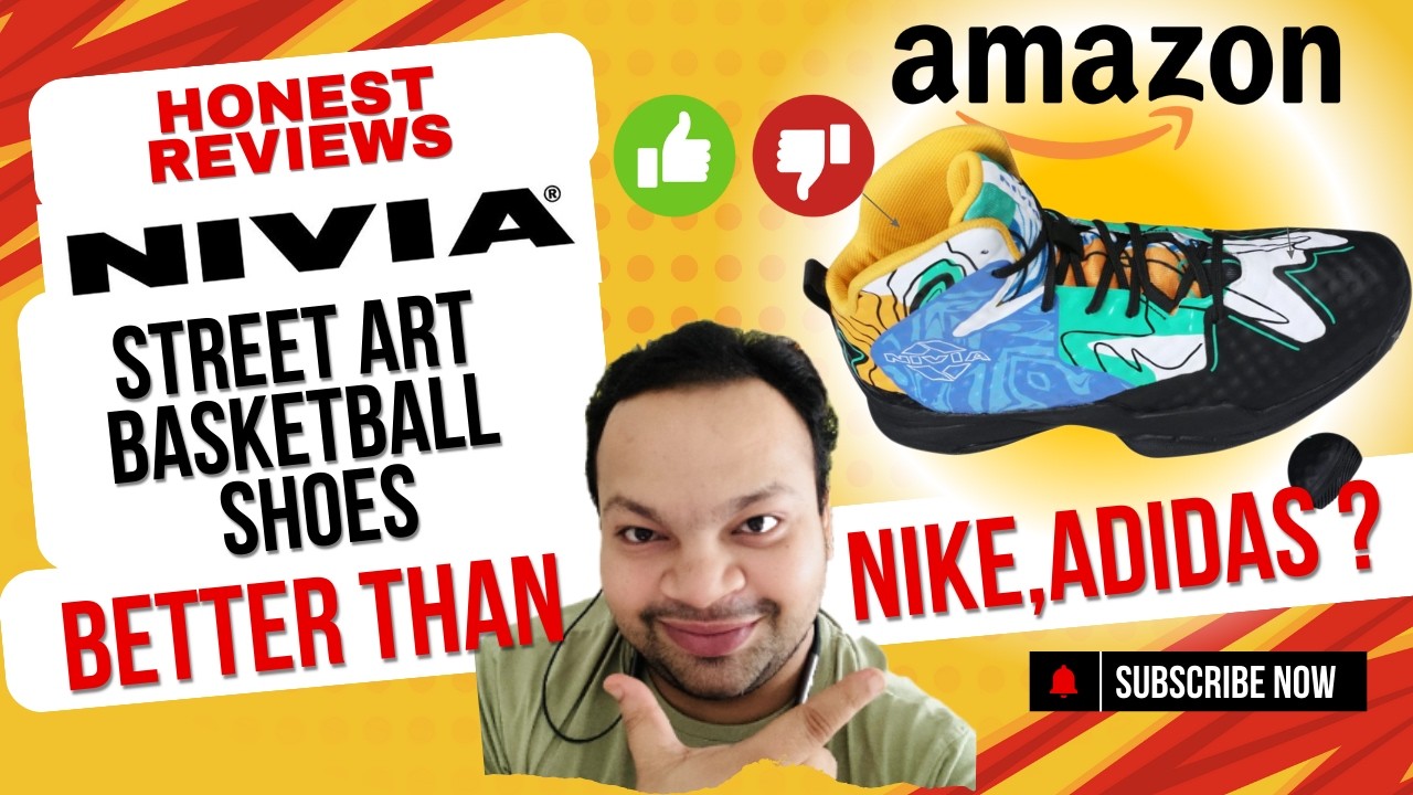 🏀 Nivia Street Art Basketball Shoes for Men- Yeh Best Buy Hai Ya Hype? 😲 #AmazonReview #HonestReview