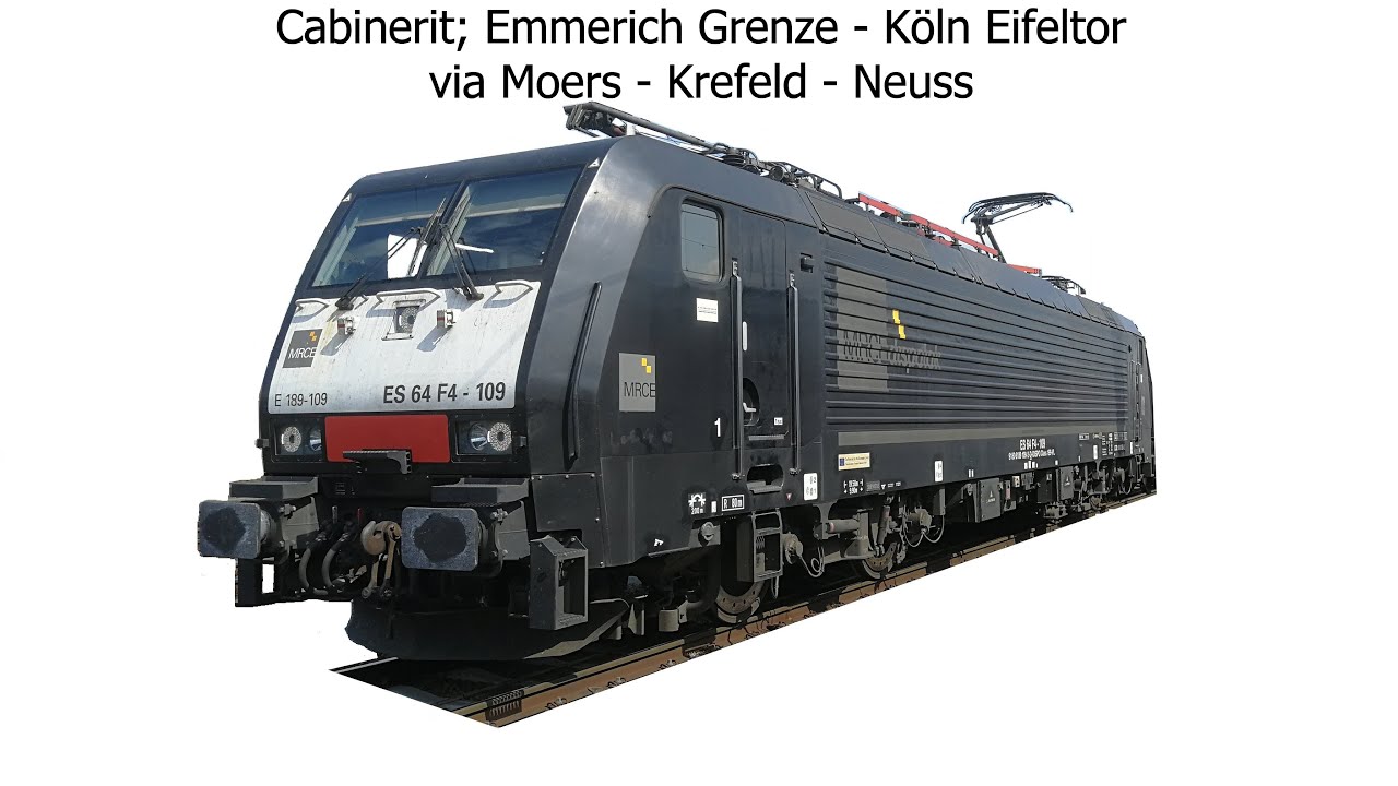 Cab ride train; Emmerich Grenze-Köln-Eifeltor (20220731)