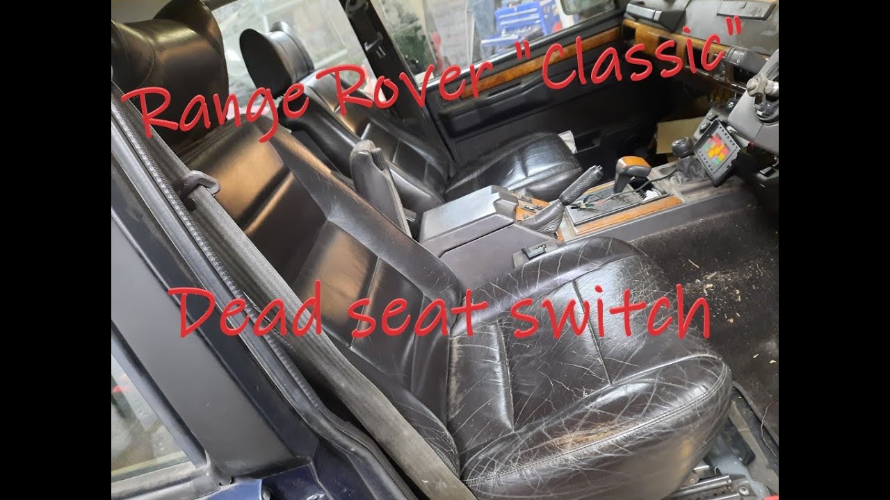 How to - Range Rover Classic drivers seat removal with a dead ECU