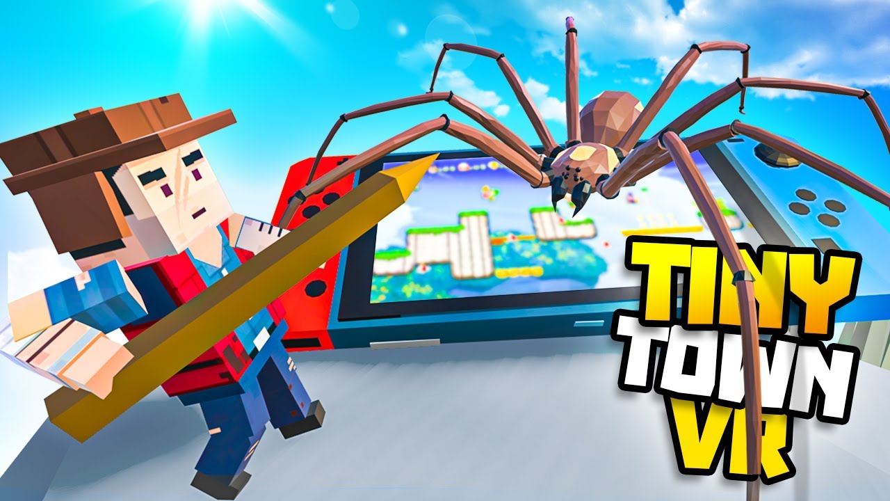 Создаём реалистичный мир в крошечном городке! — Tiny Town VR