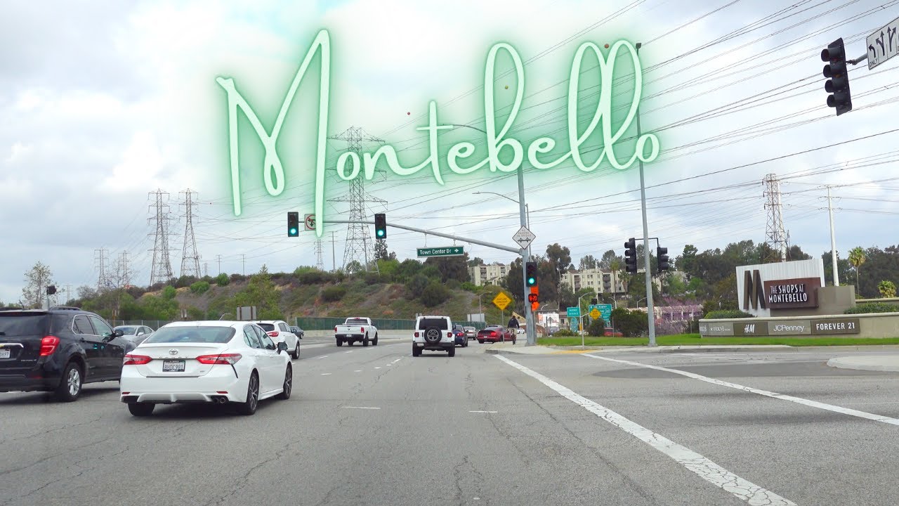 Driving Around Montebello, Los Angeles County, California [4K]