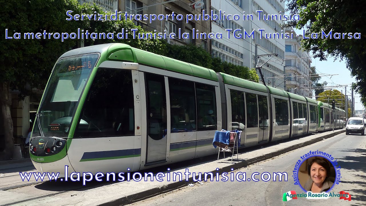 Il trasporto pubblico in Tunisia: metropolitana di Tunisi e linea TGMda Tunisi Marina a La Marsa