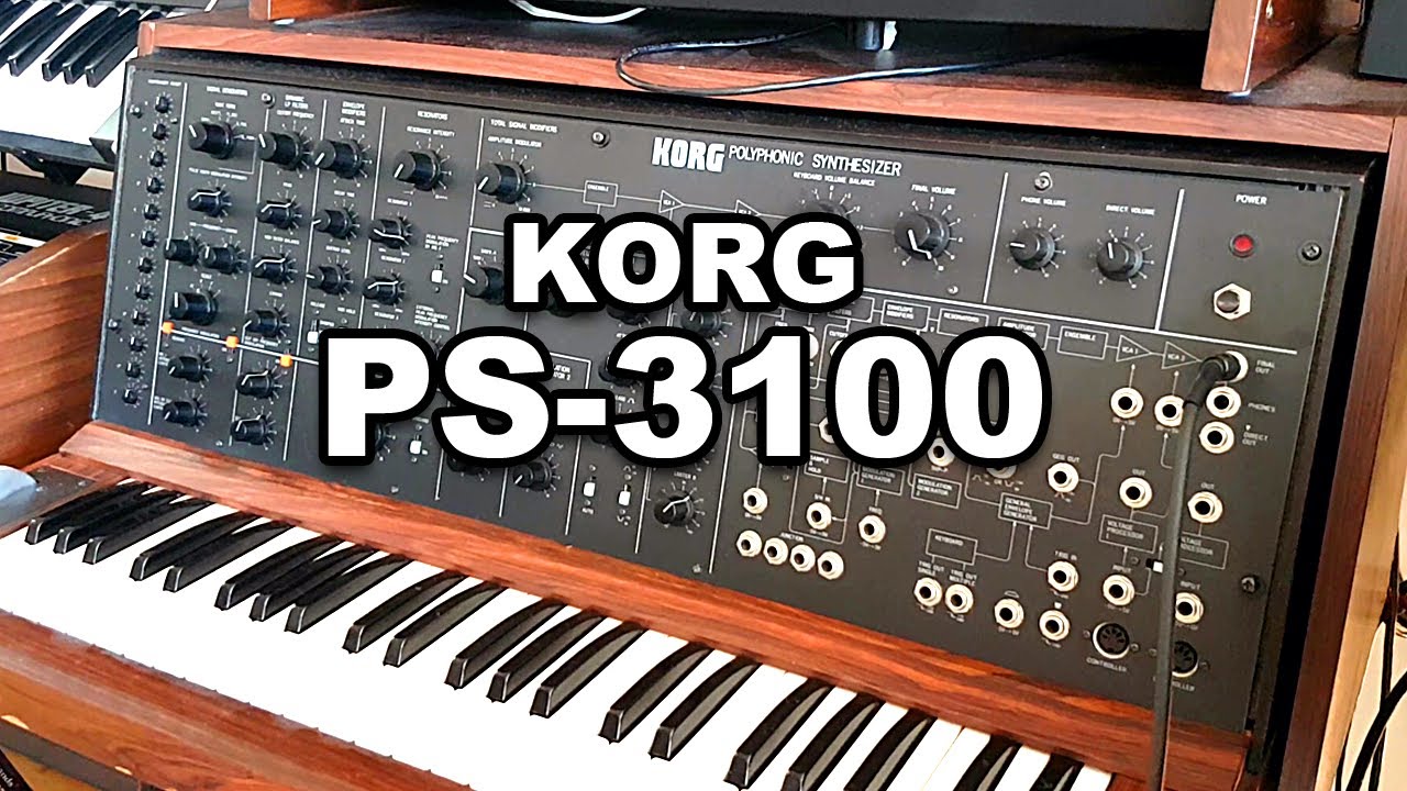 KORG PS-3100 - Synth Demo