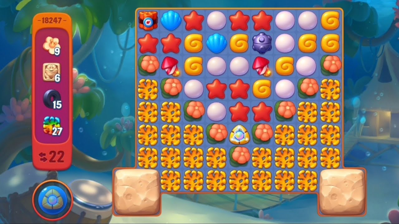 🎯 Fishdom 18247 Challenge Level + 🧨🧨💥💣 + 🔨 + 9💎