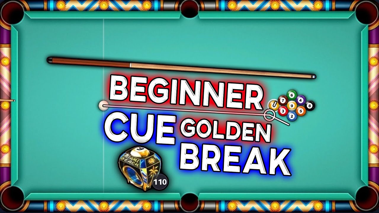 New Golden Break Tricks With Beginner Cue 😍 Low Level Players 9 Ball Pool 1 Shot Win