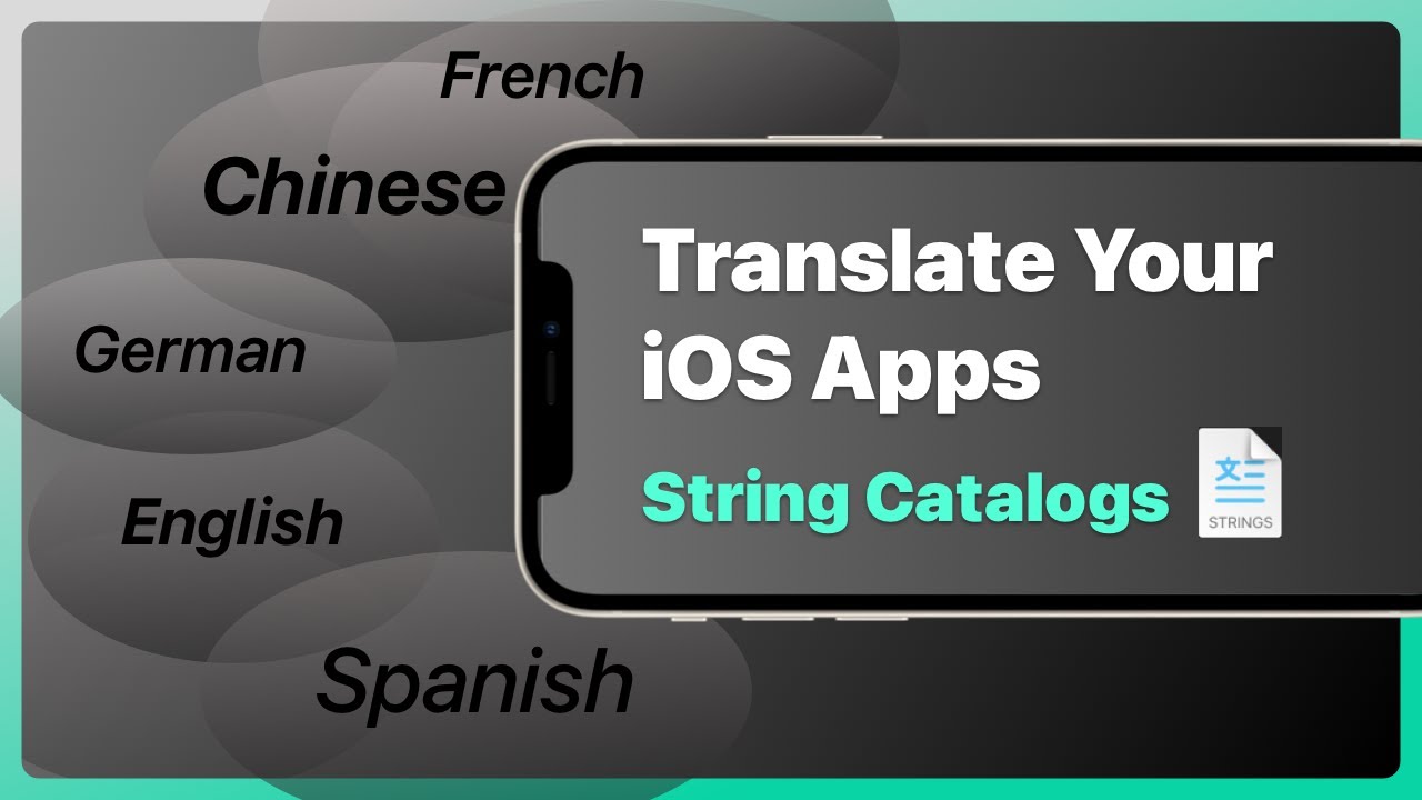 How to translate and localize an iOS app with string catalogs in Xcode 15