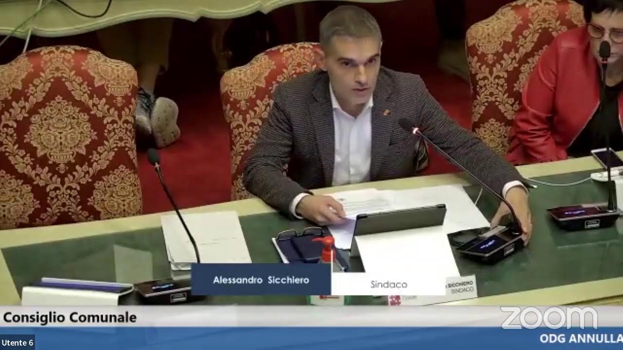 Consiglio Comunale di giovedì  27 ottobre 2022