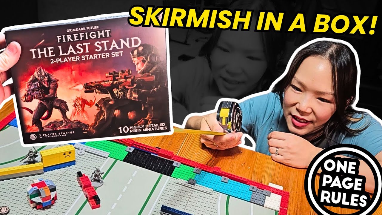 Grimdark Future Firefight: LAST STAND Box Set and LEGO Terrain | Playing OPR as a Couple