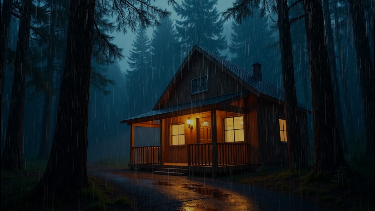 Heavy Rain To Sleep Immediately - ASMR, Rain Sounds For Relaxing Your Mind And Sleep Tonight