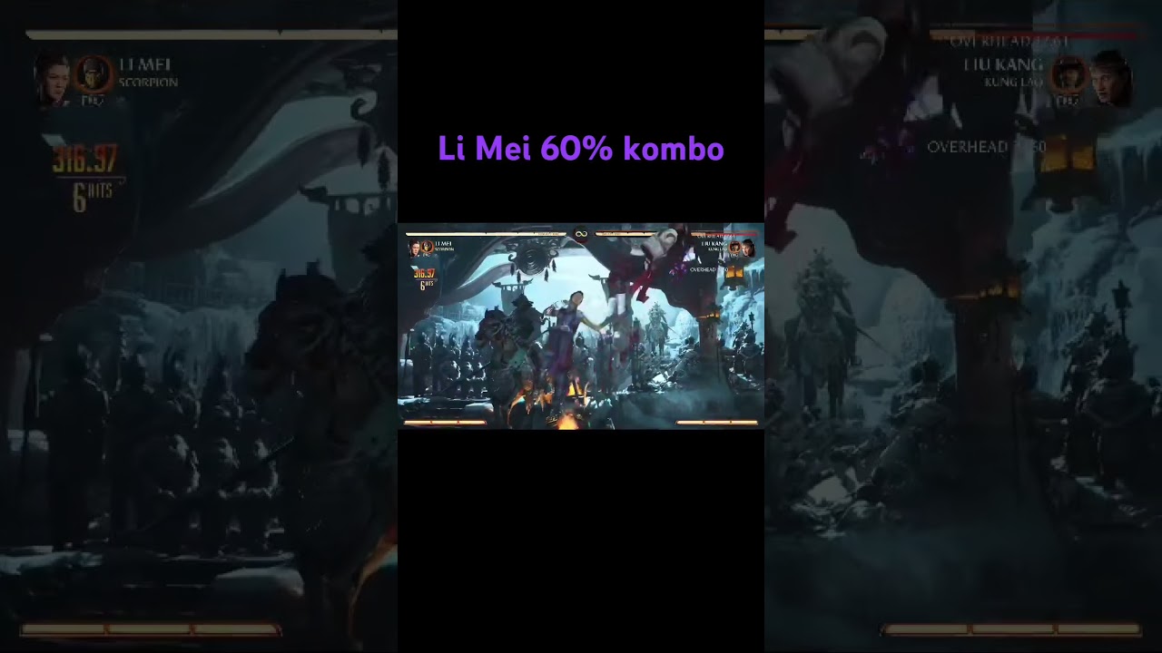 Li Mei 60% combo w/ Scorpion 👀 #limei #scorpion #combos #guide #mortalkombat1 #mk1