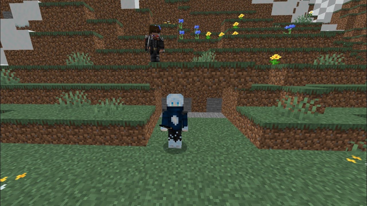 MCPE SPEEDRUNNER VS PRO HUNTER BLOCKMANHUNT @miner_boy69 