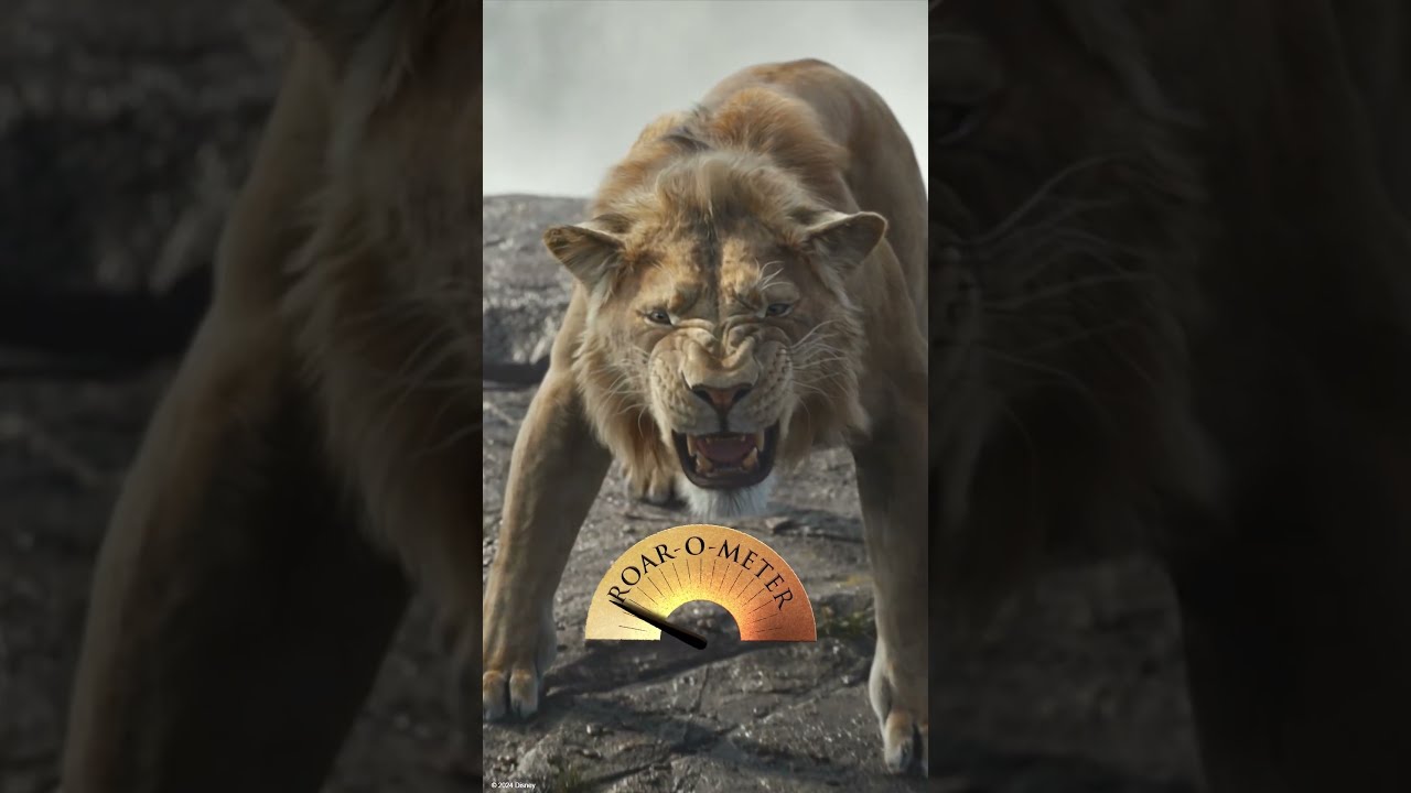 How Loud Can YOU Roar? 🦁 ROAR-O-METER | Mufasa: The Lion King | Disney Kids