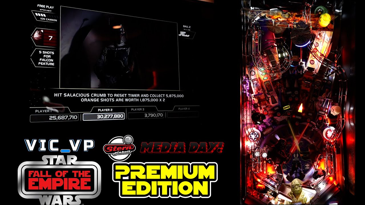 Stern Pinball Star Wars Fall of The Empire - Premium Edition Gameplay!