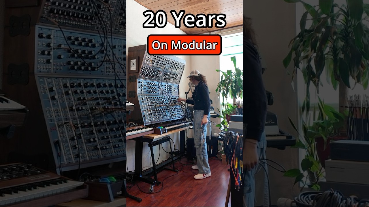 1 Day Vs 20 Years on Modular 🤯 #modularsynth #synth