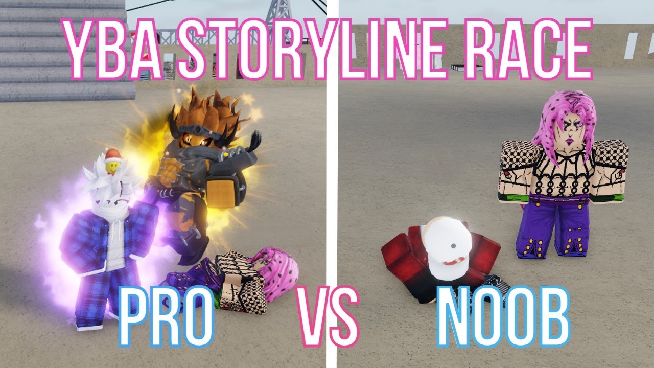 [YBA] Experienced VS New Player Storyline Race