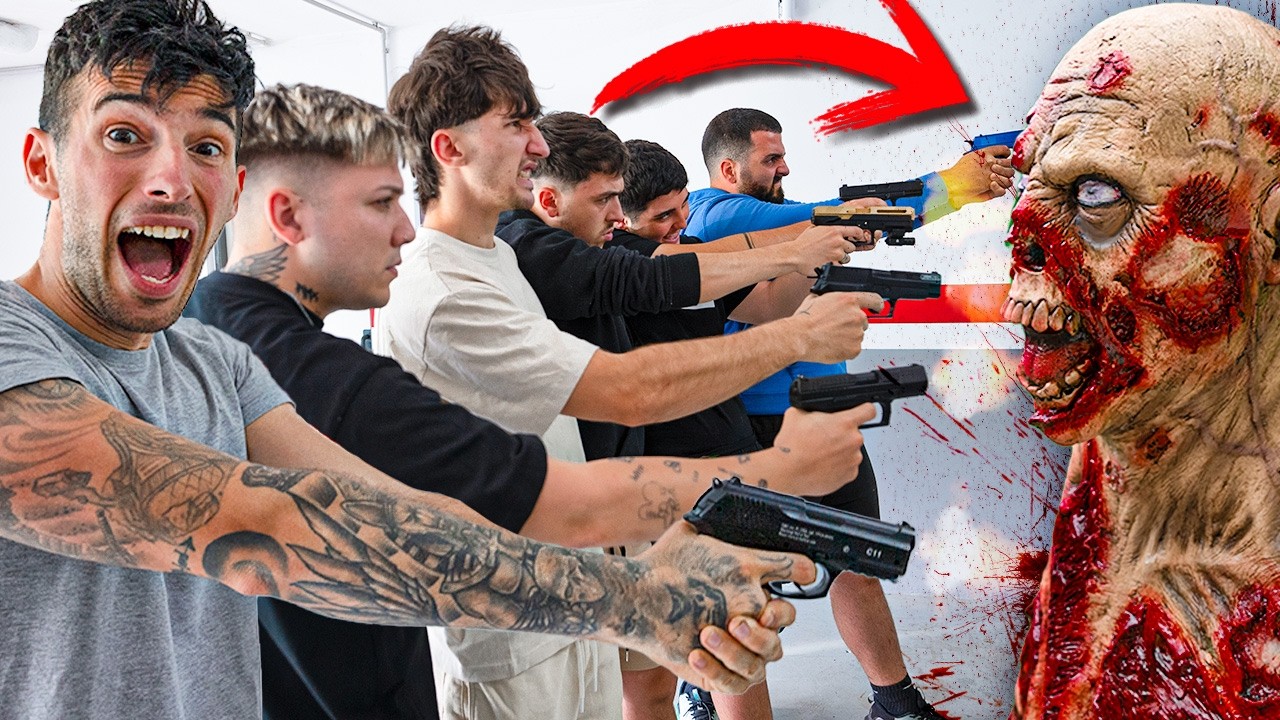 DISPARAMOS CON ARMAS A UN ZOMBIE !! Preparo el NUEVO team para LA GUERRA !! Makiman