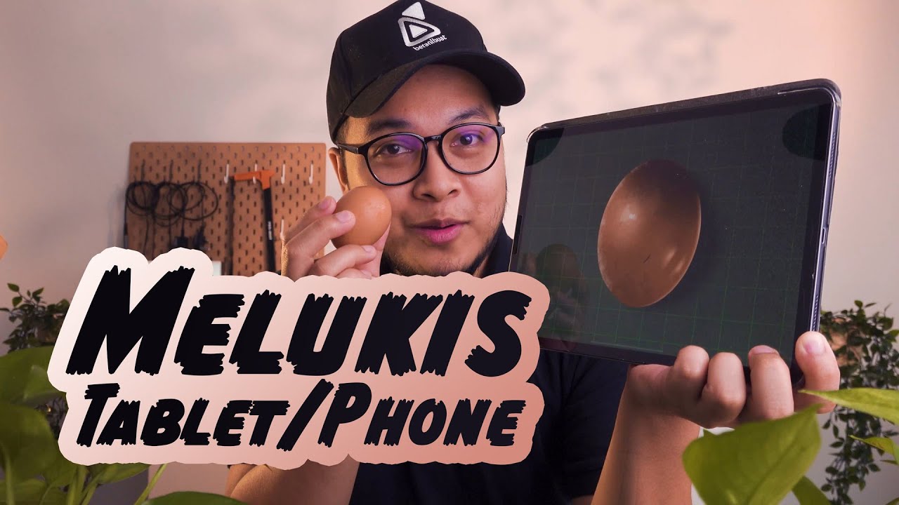 Melukis di phone/tablet - Tutorial Procreate